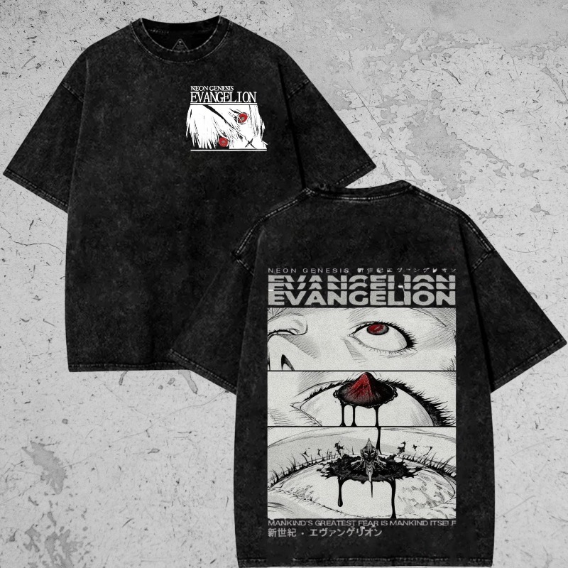Model Kit Evangelion - T-shirt Unisex Lavabile New Century Evangelion,
