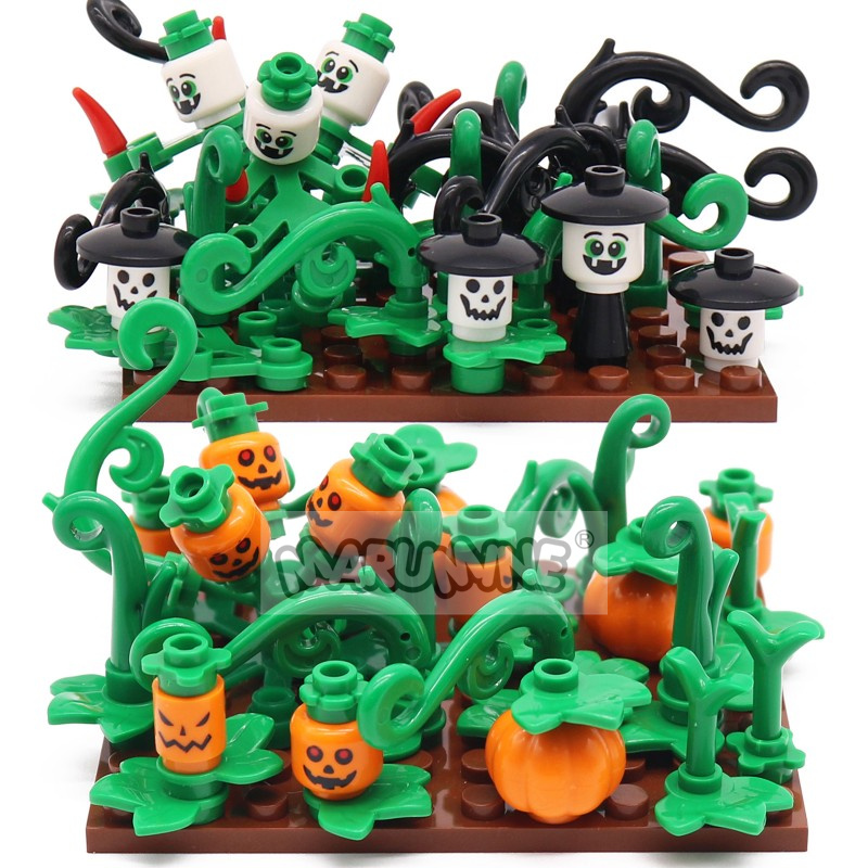 Model Kit Companies - Marumine MOC Halloween Zucca Fantasma Building