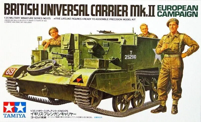 Model Kit Manual - Tamiya 35175 1/35 Kit modello British