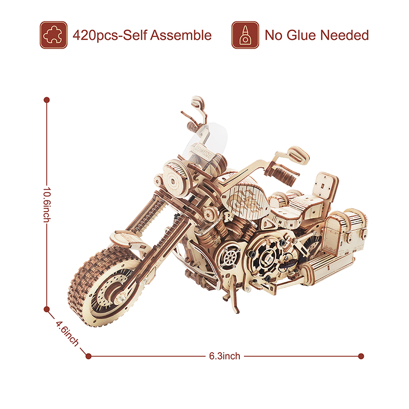 Puzzle 3D Moto Robotime, Gioco - Model Kit Companies recensione e prezzo